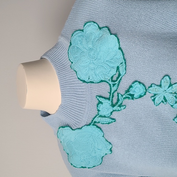 Refashioned Floral Patchwork Sweater 🌸 (L/XL) - Picture 3 of 6